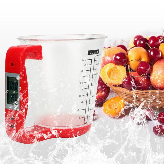 Balance de Cuisine - ElectronicCups™ - Rouge - Expert Cuisine