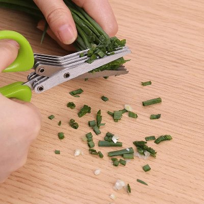 Ciseaux à Herbes - MultiLayersScissor™ - Vert - Expert Cuisine